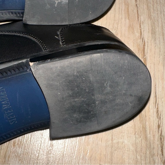 Steve Madden Men's Shay Derby Black Dress Shoes size 10.5 - Picture 5 of 6